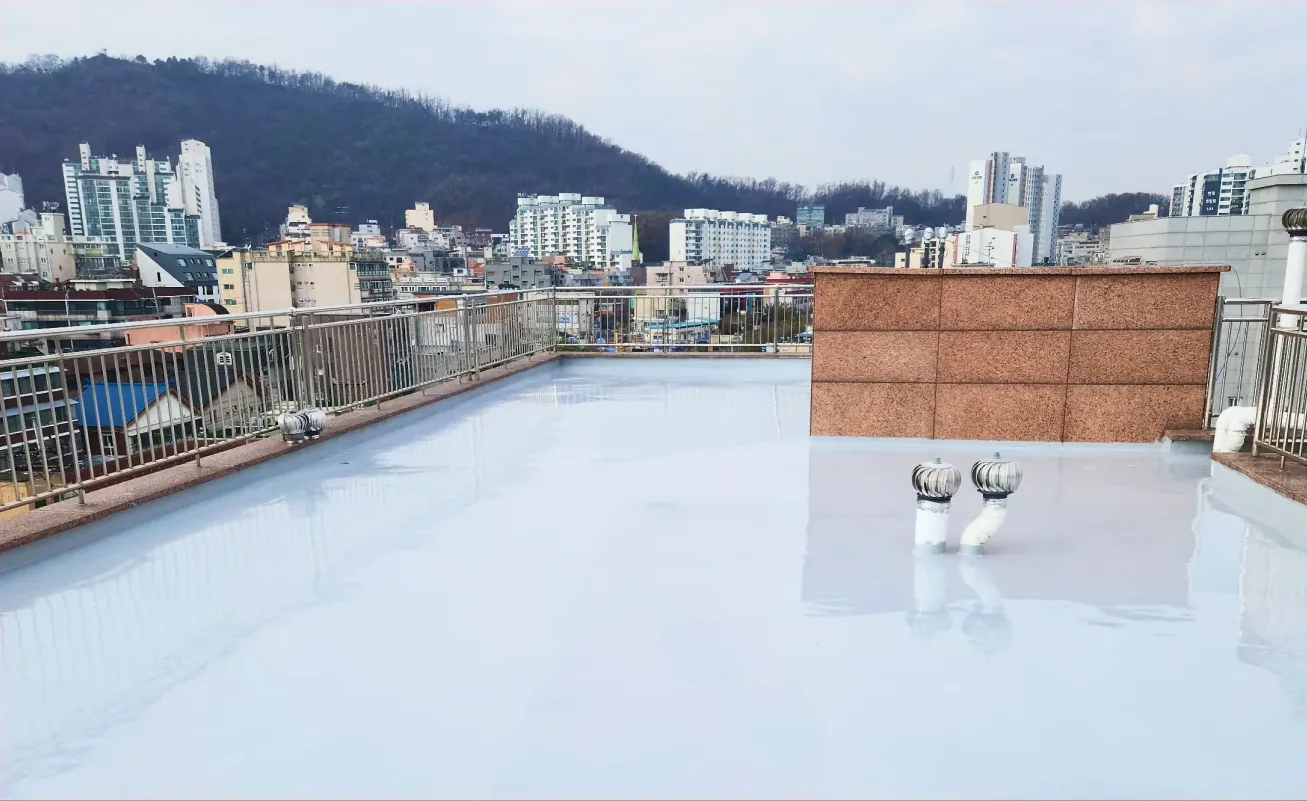 서오릉로 195 구산빌딩 옥상 — 시공 후